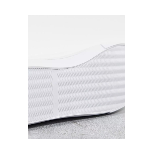 ASOS DESIGN Dunn Lace Up White Sneakers - Picture 3 of 4